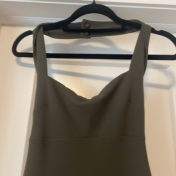 Nookie Boulevard Midi Dress in olive green - Picture 4 of 6